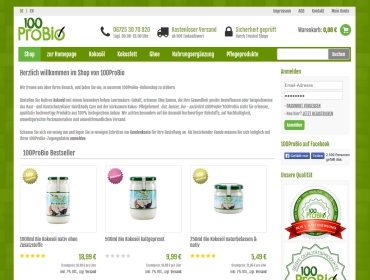 ScreenShot 100ProBio Shop